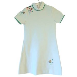 Vintage 1960s Mod Piccolino Turtleneck Dress